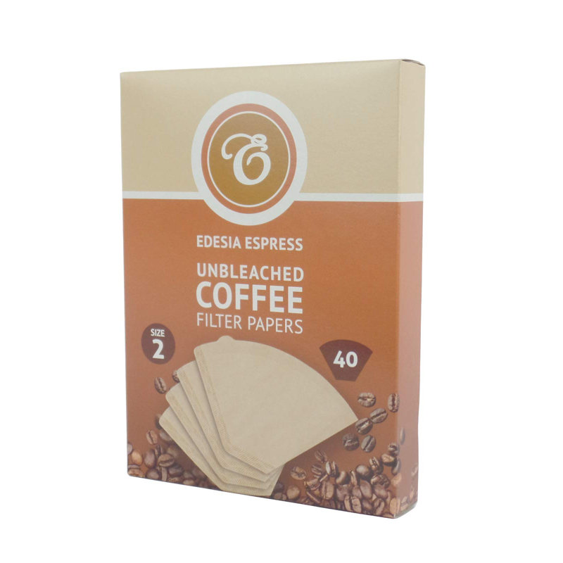 40 Size 2 Brown Coffee Filter Paper Cones