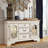 American-style vintage distressed storage cabinet