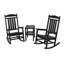 Ensemble 3 pièces de chaise berçante POLYWOOD-39398268