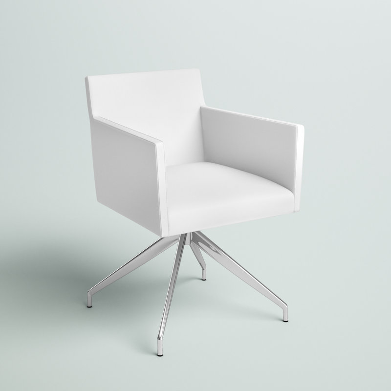 Brilon Upholstered Armchair, White