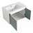 Wall-Mounted Bathroom Vanity With Ceramic Sink
