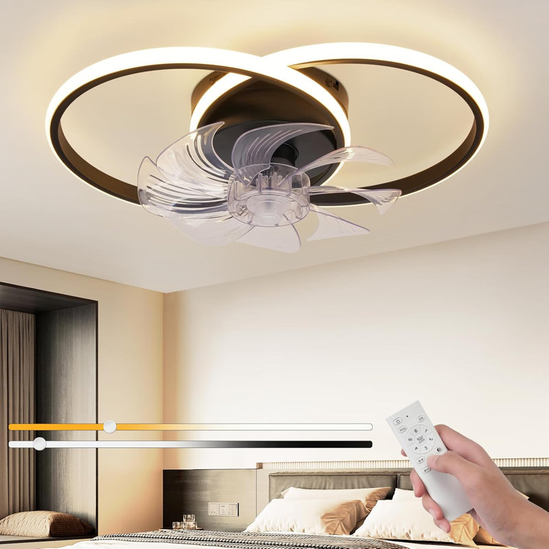 Ceiling Fan, Matte Black, Matte Black