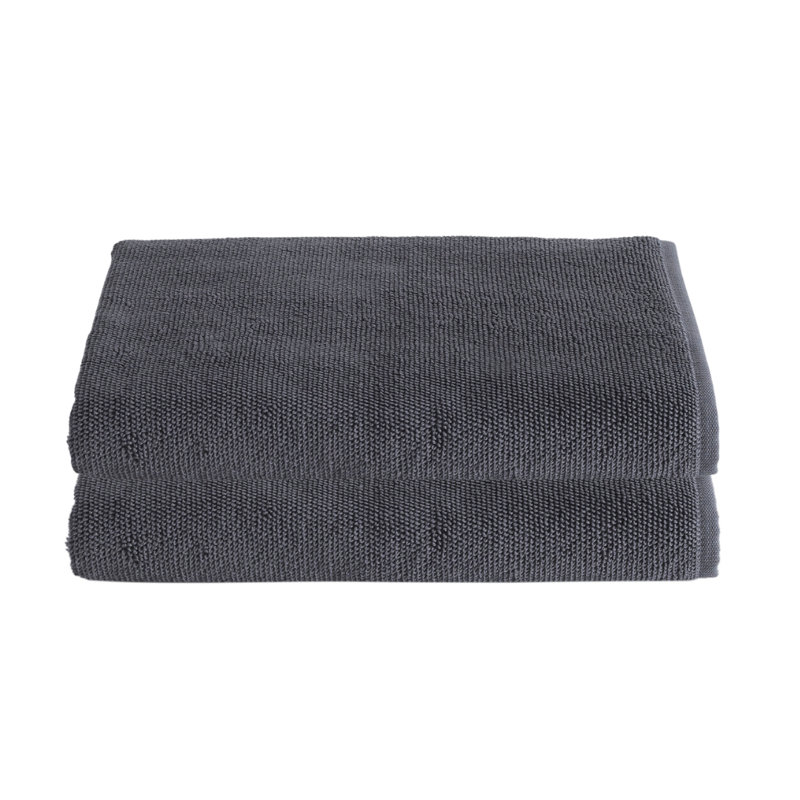 LERINS Turkish Cotton Bath Sheet, Gray