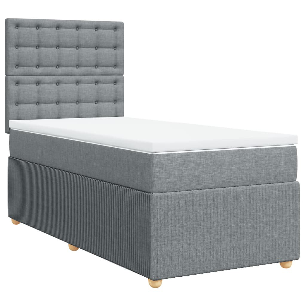 Boxspringbett Bozhil mit Topper