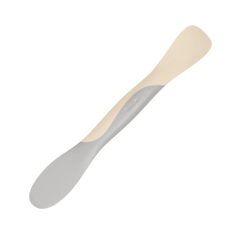 Scoop & Spread Mini Tool Cream/Gray, Cream/Gray