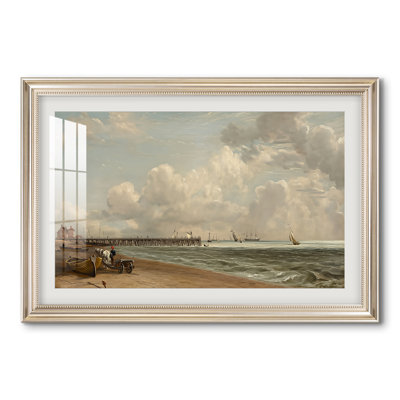 Jetée de Yarmouth, 1822 - John Constable - Estampe encadrée sur mesure