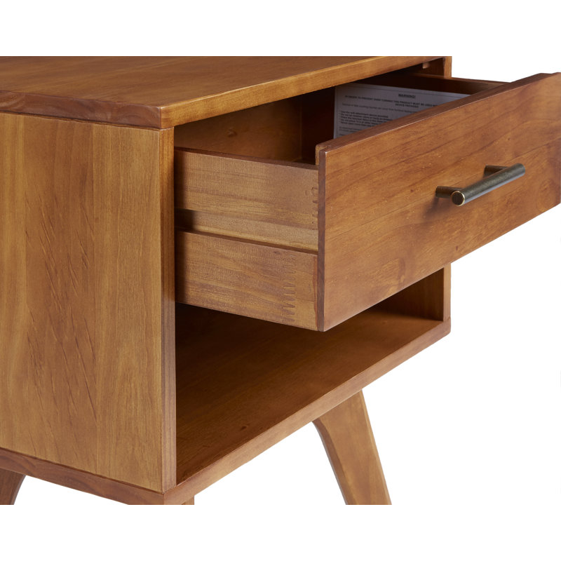 Chandrima 19.62'' W Solid Wood Nightstand | Modern Design