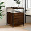 Dura 44cm W Iron Bedside Table-109785346