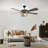 52" W LED Indoor Bronze WiFi Enabled Smart Ceiling Fan