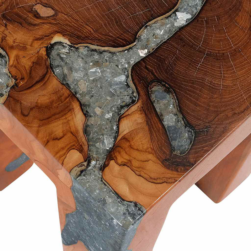 Naturita Solid Wood Accent Stool