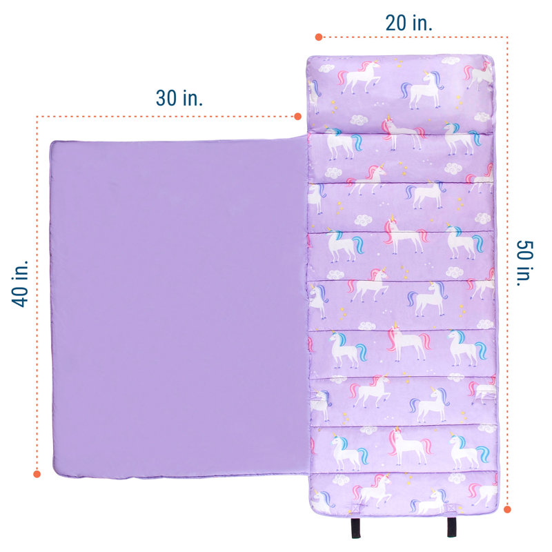 Tapis de sieste en microfibre pour enfant Wildkin, Licorne