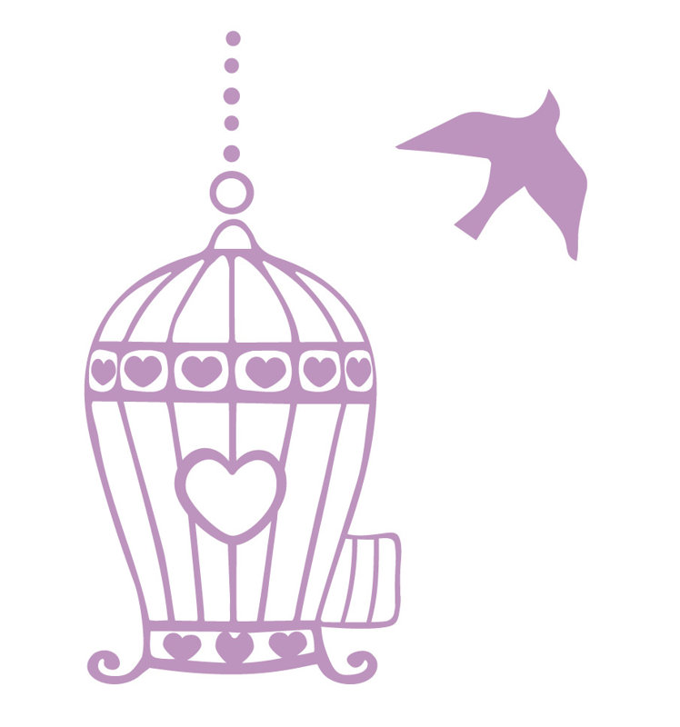 Décalcomanie murale libre à la volée, Lilas, H 24 po x l 18 po x P 0,01 po