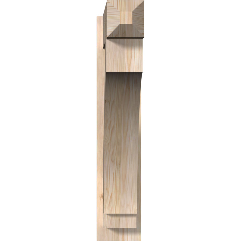 Persienne impériale, Sapin Douglas de 7 1/2 po (lisse), P 34 po x H 38 po