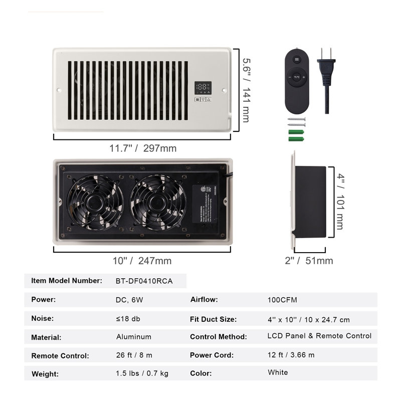 Ventilateur d'appoint Quiet Vent