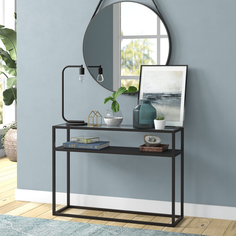 Lampe de bureau Issamar, Bronze noirci, H 24 po x l 12 po x P 12 po