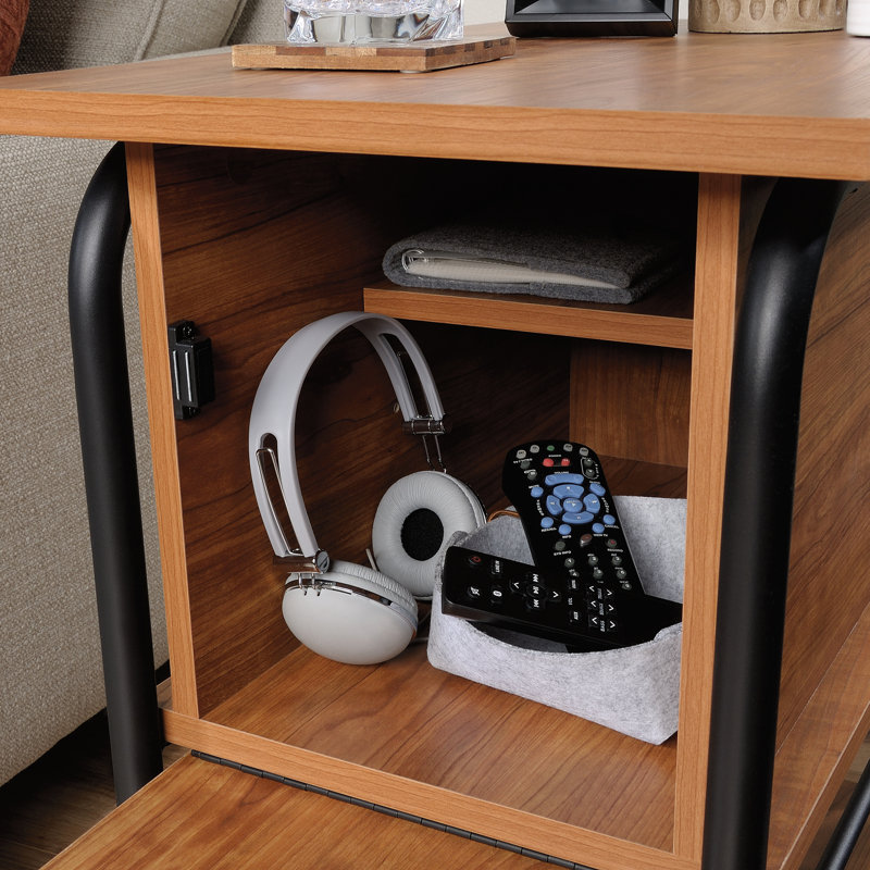 Table de bout abstraite avec rangement