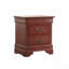 Table de chevet élégante en cerisier traditionnel-368065082