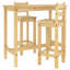 Adalinna 112cm Solid Wood Bar Set-52374380