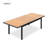 Heck Rectangular 8 - Person Outdoor Dining Set with Extension Teak Tabletop-88365843