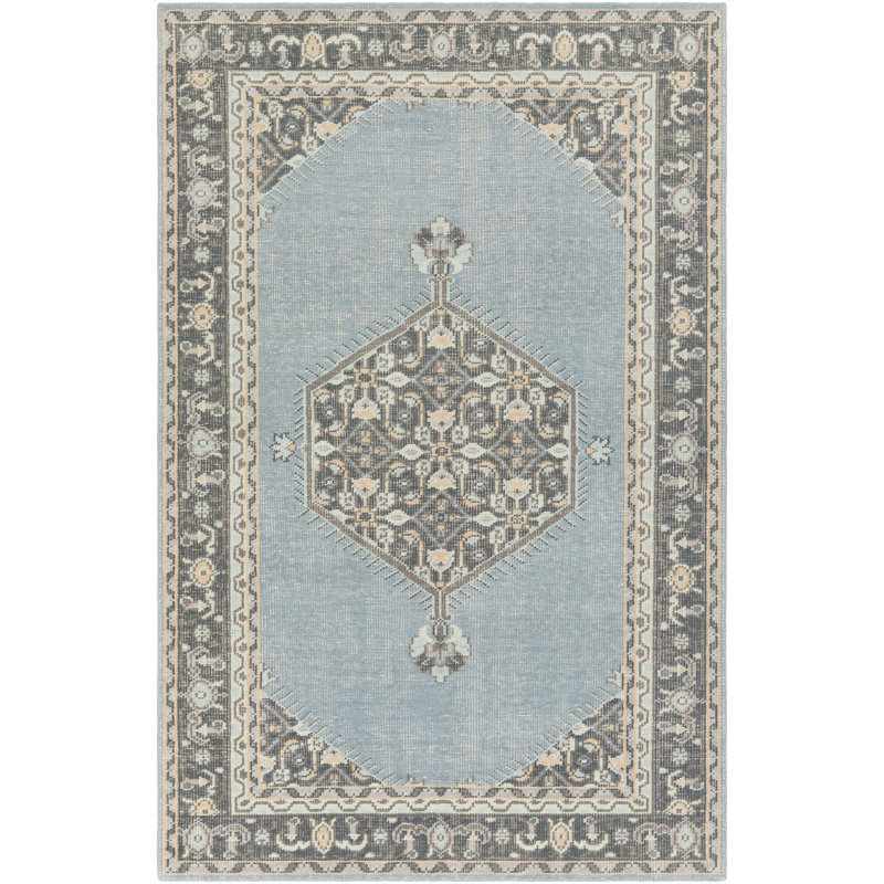 Elsea Wool Oriental Indoor Rug, Rectangle 2' x 3'