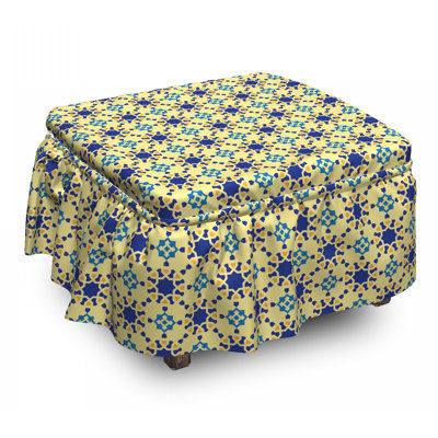 Box Cushion Ottoman Slipcover