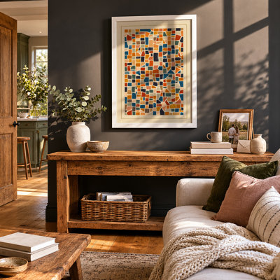 Coloured Tiles Modern - Print