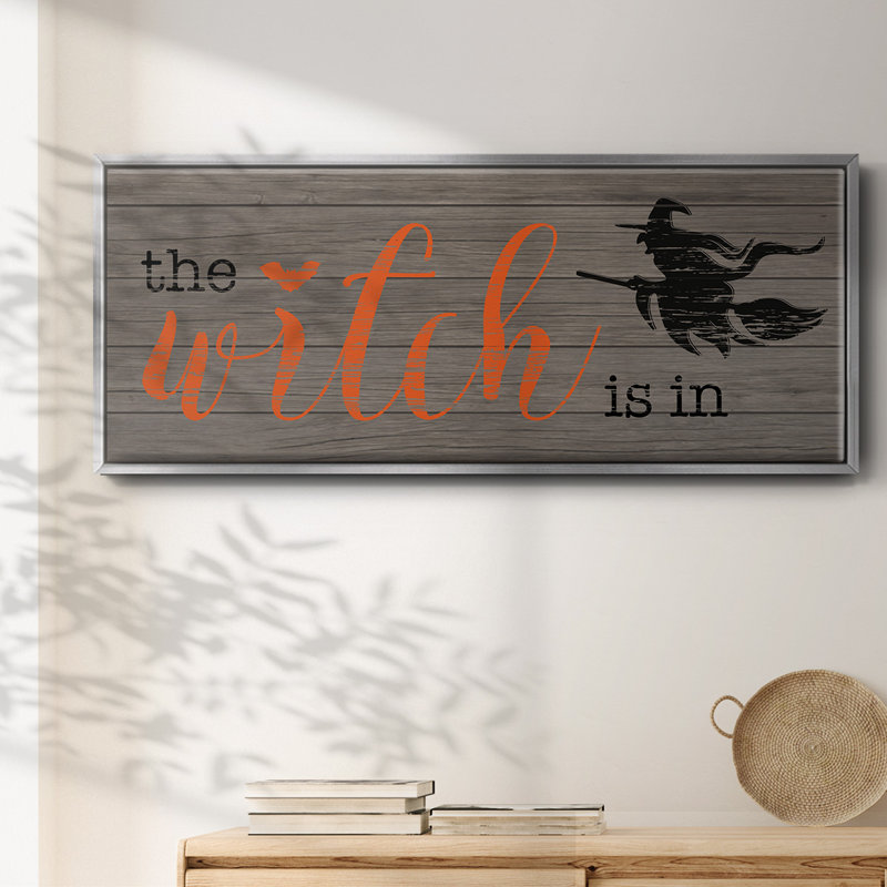 The Witch is In- Framed Canvas
