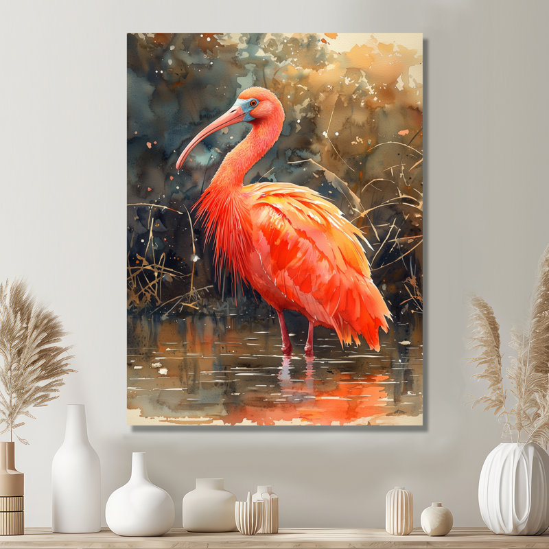 Aulienne - animaux, art mural, salon, H 20 po x l 12 po, Toile tendue, Ne pas appliquer