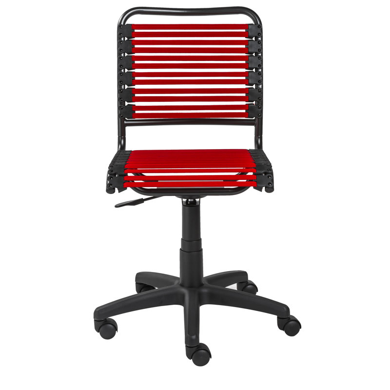 Chaise de bureau Warszawa, Rouge, Noir