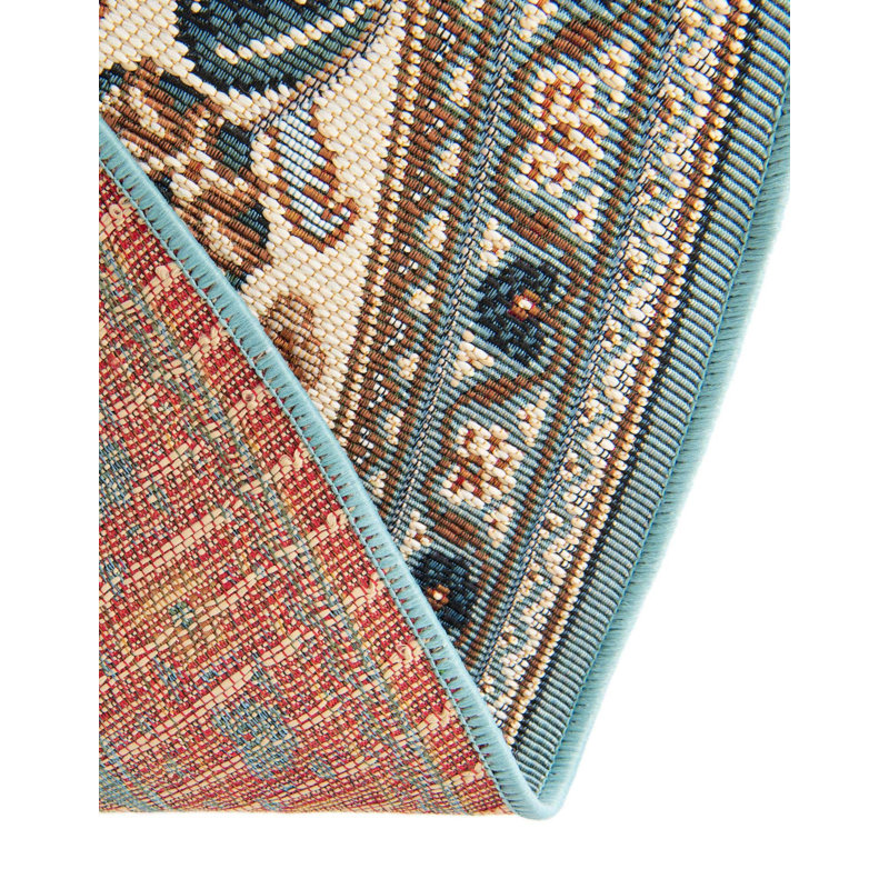Tapis d'extérieur traditionnel, Rond 6 pi 1 po