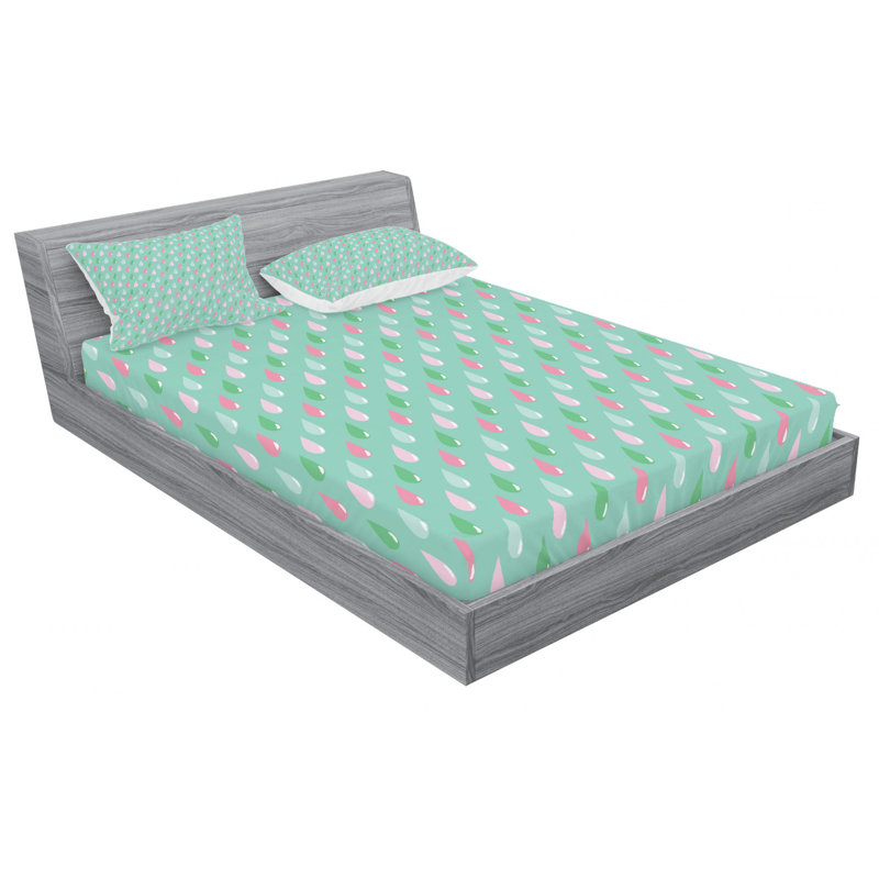 Microfiber Sheet Set, Queen Sheet Set with Fitted Sheet