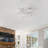 1-Dimmable white LED iron ceiling light