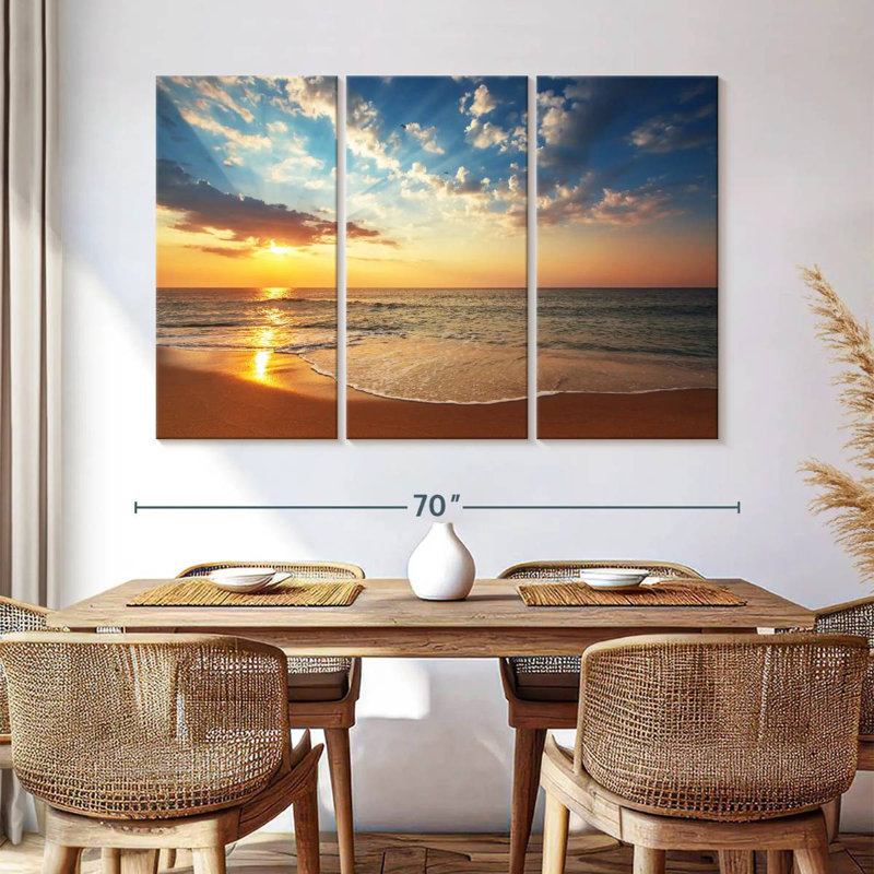 Gillard Seashore Sunrise, H 42 po x l 65 po