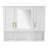35 Inch 2-In-1  Wall Mounted Medicine Cabinet With Adjustable Shelves & Soft Close Doors-385629800
