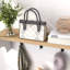 Ensemble de banc à chaussures 2 en 1, support à chaussures 9 paires avec portemanteau, entrée moderne, couloir, vestibule, rangement pour la chambre à coucher