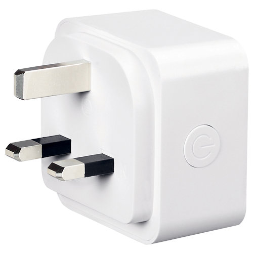 Smart  WiZz Connect EU Plug (White) 3 Pin Type G UK Plug Wi-Fi/Bluetooth Controlled - 4l1/8035