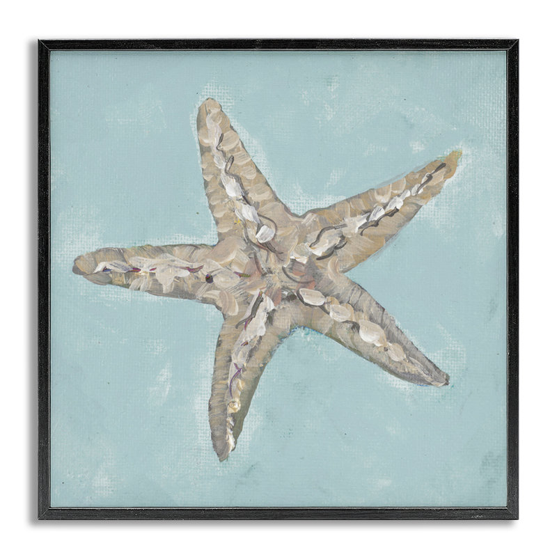 Impression d'étoile de mer bleue, estampe numérique par Julie DeRice, H 12 po x l 12 po, Estampe numérique Farmhouse