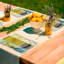 Napperon abstrait en polyester