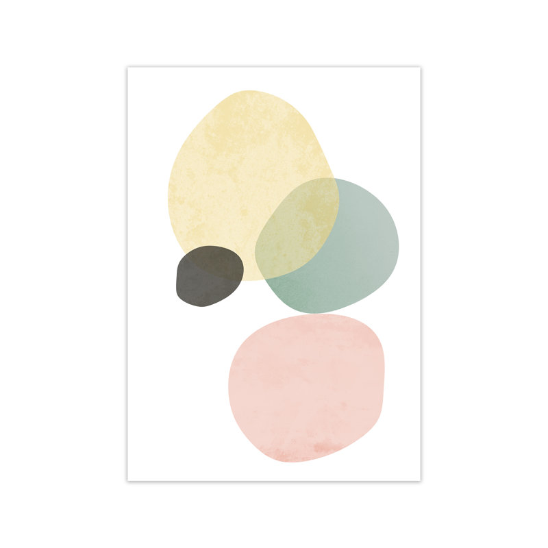 Abstract Pastel Original B - Print, No Frame, 59cm H x 42cm W x 1cm D
