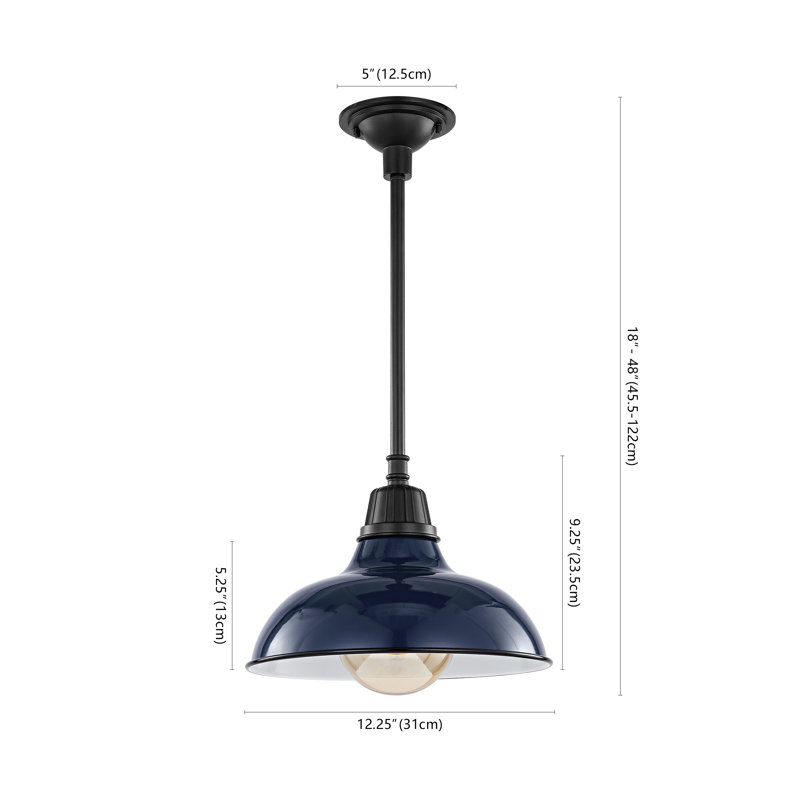 Mamani Outdoor Pendant, Navy