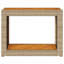 Table d'appoint en bois de rotin 39,4 "x 15,7" x 29,5 "Bungalow Rose-1644677807
