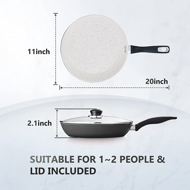 1 Piece Nonstick Cookware Four Section Frying Pan