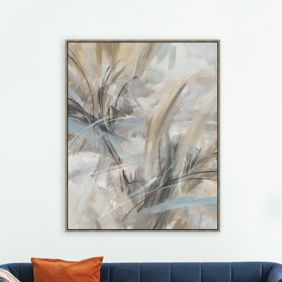 «Energético I» par Richard Ryder, peinture sur toile à cadre flottant