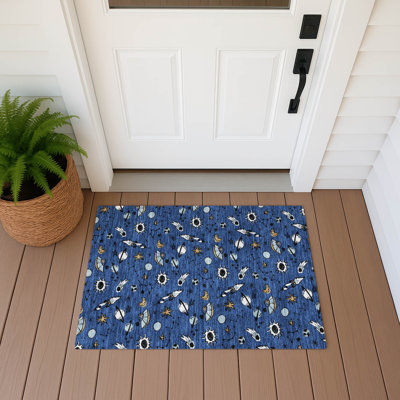 Tapis pour enfants intérieur / extérieur lavable à la machine Chantille ACN2580