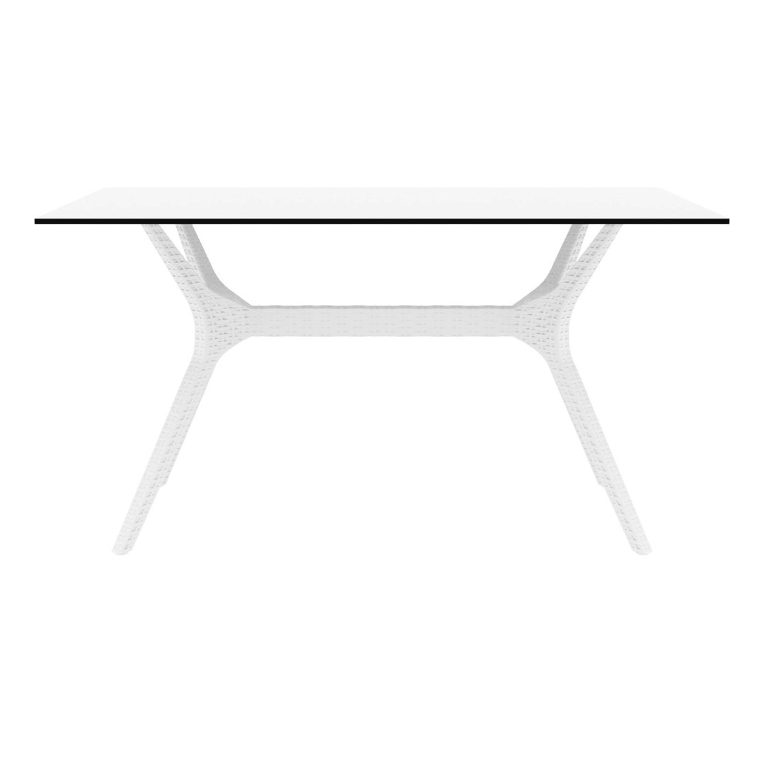 Rectangular Outdoor Dining Table , in. W 31.5'' in. D Red Barrel Studio®