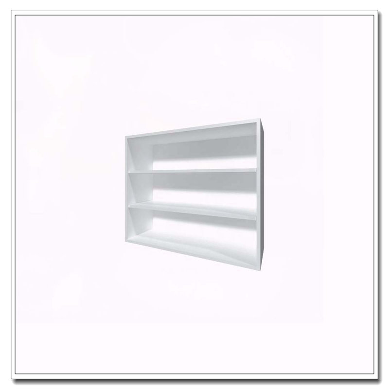 Armoire murale blanche avec rangement ouvert, H 30 po x l 12 po x P 36 po, Blanc