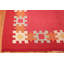 Tapis rouge rétro Kilim Ingegerd Silow