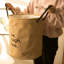 Emanuele Fabric Laundry Bag with Handles