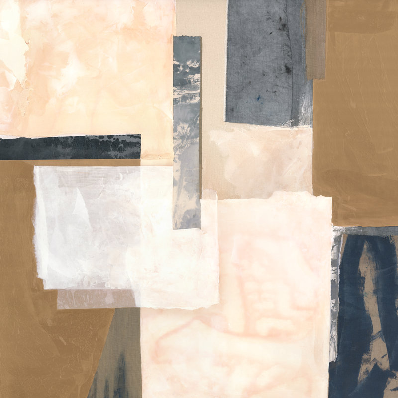 Collection Of Memories Painting by Barclay Butera, 50" H x 50" W, Hand Embellishment Texture