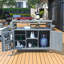 Îlot de cuisine extérieur (tabouret non inclus)-1669660099